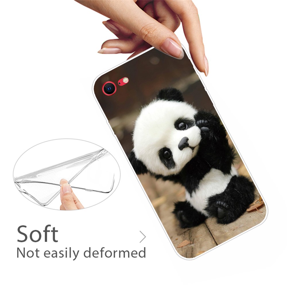 Pattern Printing Flexible High Quality TPU Phone Cover for iPhone 7/8/SE (2nd Generation) - Panda-2