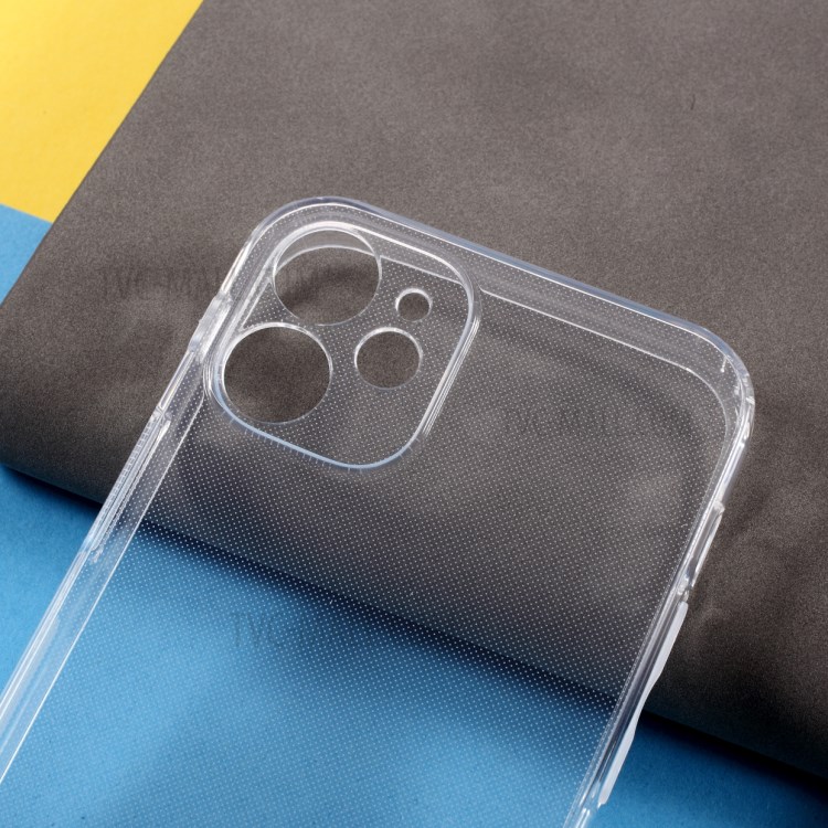 10Pcs/Set Anti-Skid Inner Watermark Resistant Clear TPU Cover for iPhone 12 mini-3