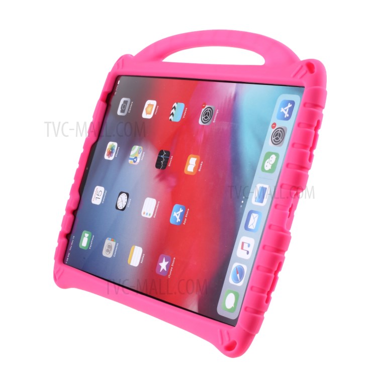 Shockproof Silicone Protector Tablet Kickstand Case for iPad Pro 11-inch (2018) / iPad Pro 11-inch (2020) / iPad Air (2020) - Rose-4