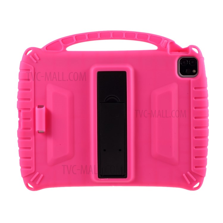 Shockproof Silicone Protector Tablet Kickstand Case for iPad Pro 11-inch (2018) / iPad Pro 11-inch (2020) / iPad Air (2020) - Rose-5
