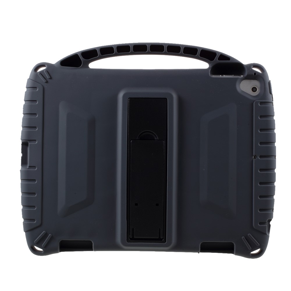 Shockproof Silicone Protector Tablet Kickstand Case for iPad Air (2013) / iPad Air 2 / iPad 9.7-inch (2017) / iPad 9.7-inch (2018) / iPad Pro 9.7 inch (2016) - Black-11