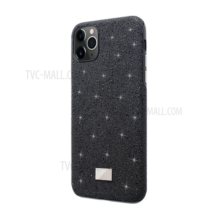 MUTURAL Fashionable Cloth+PC+TPU Phone Case Hybrid Cover for iPhone 12 Mini - Black-1