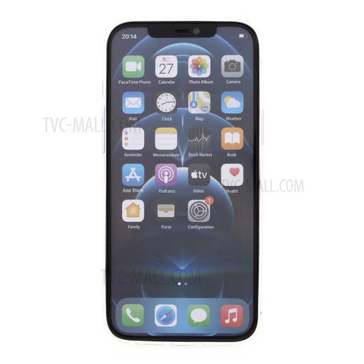 MUTURAL High Transparency TPU Cell Phone Cover Case for iPhone 12/12 Pro-2