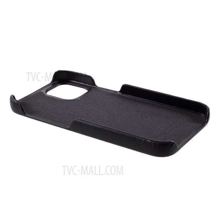 MUTURAL Hard PC + Soft TPU Combo Hybrid Cover Case with Card Slot for iPhone 12/12 Pro - Black-7