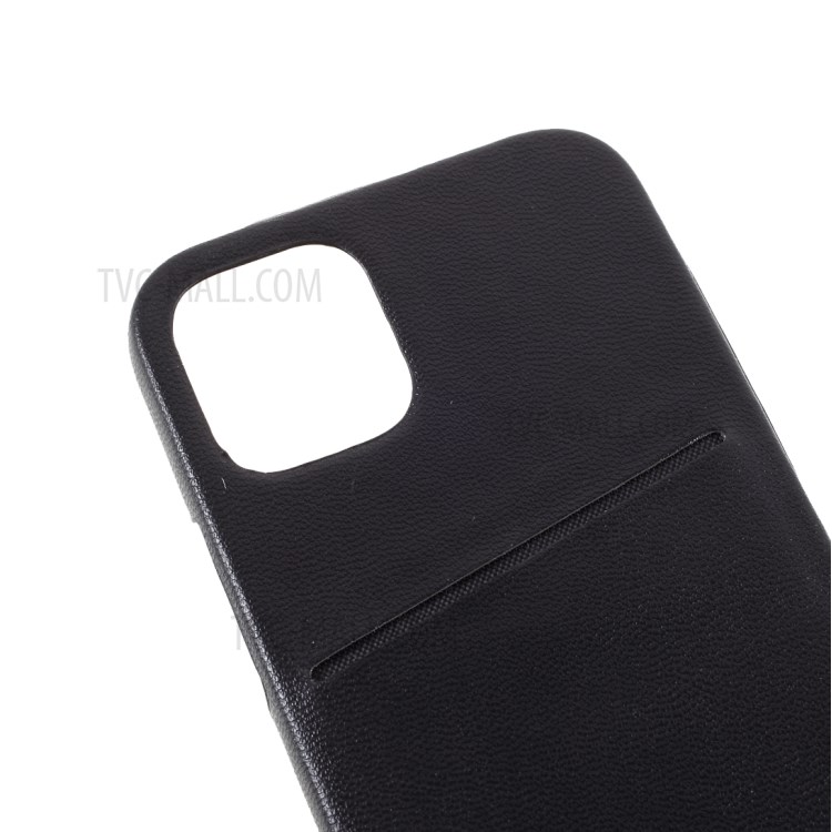 MUTURAL Hard PC + Soft TPU Combo Hybrid Cover Case with Card Slot for iPhone 12/12 Pro - Black-8