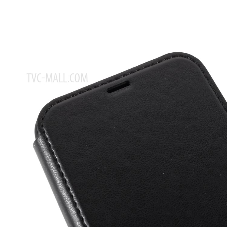 MUTURAL PU Leather Card Holder Protective Case for iPhone 12 Pro Max - Black-8