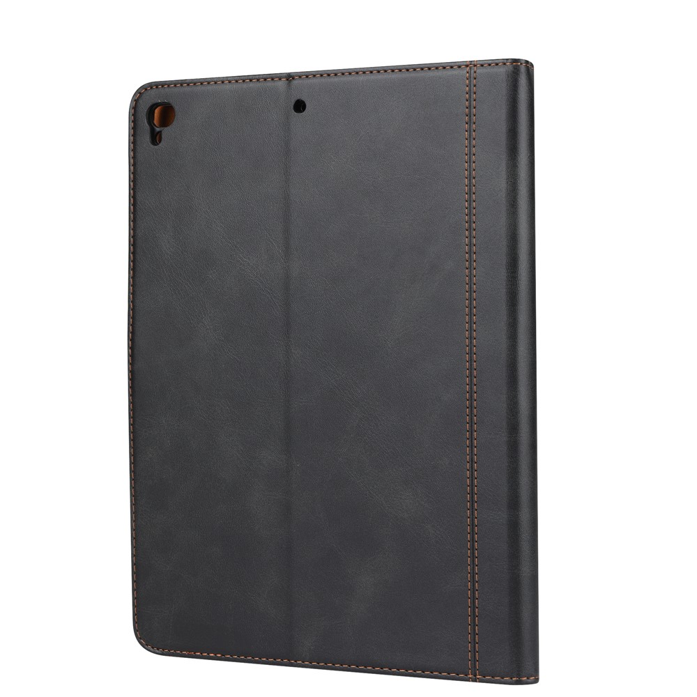PU Leather Wallet Tablet Case with Pen Slot for iPad Air (2013)/Air 2/9.7-inch (2017)/9.7-inch (2018) - Black-3