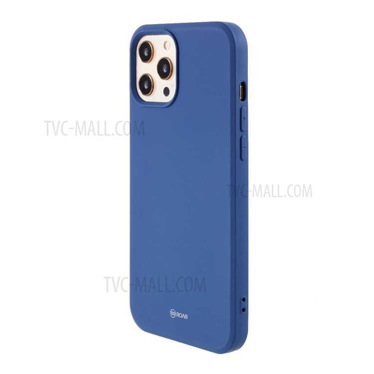 ROAR All Day Jelly Series Matte Skin TPU Phone Case for iPhone 12 Pro / iPhone 12 - Blue-2