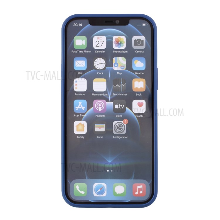 ROAR All Day Jelly Series Matte Skin TPU Phone Case for iPhone 12 Pro / iPhone 12 - Blue-3
