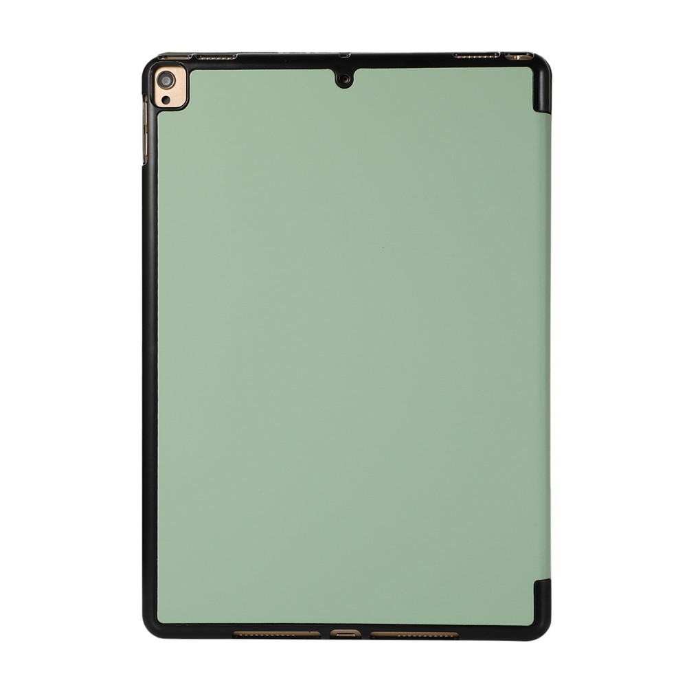 Tri-Fold Stand Para IPad 10.2 (2020) / (2019) Funda De Cuero De La Tableta PU - Verde Claro-3