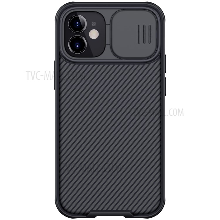 NILLKIN CamShield Pro Magnetic Case Hard PC Protective Cover for iPhone 12 mini - Black