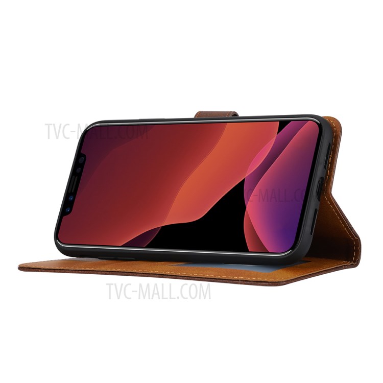 Leather Wallet Stand Phone Shell for iPhone XR 6.1 inch Case - Black-5