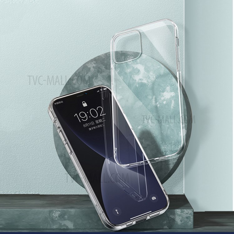 WIWU Four Corner Cushion Transparent TPU + Acrylic Cover Phone Case Shell for iPhone 12 Pro Max-1