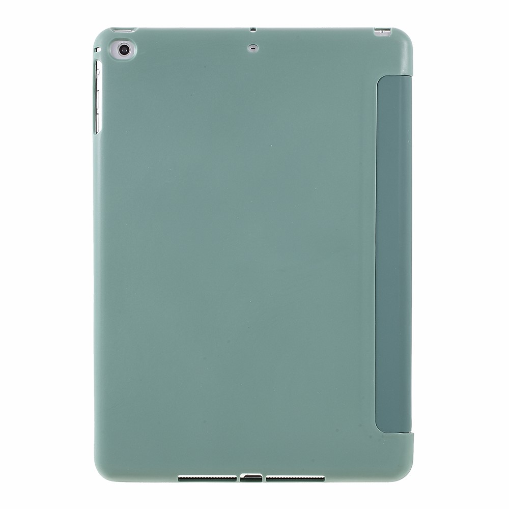 AMORUS Tri-fold Leather with Stand Stylish Case for iPad Air 2/iPad Air (2013)/iPad 9.7-inch (2018)/iPad 9.7-inch (2017) - Cyan-2