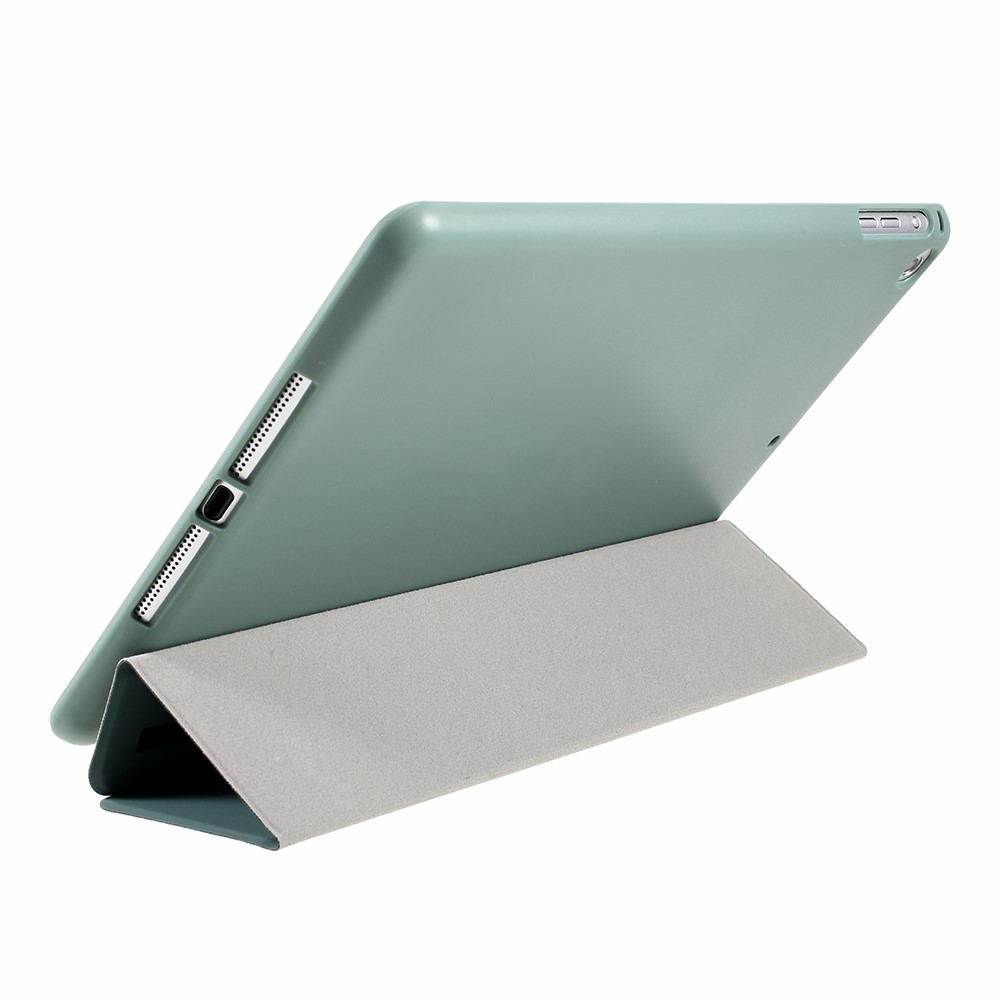 AMORUS Tri-fold Leather with Stand Stylish Case for iPad Air 2/iPad Air (2013)/iPad 9.7-inch (2018)/iPad 9.7-inch (2017) - Cyan-6