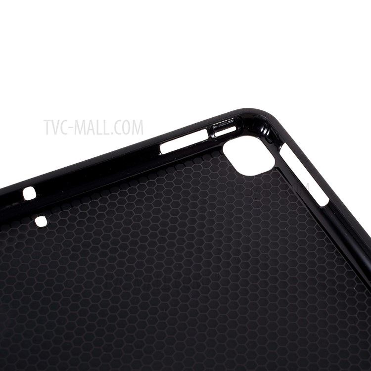 AMORUS Tri-fold Stand Leather TPU Case for iPad 10.2 (2020)/(2019) Cover - Black-10