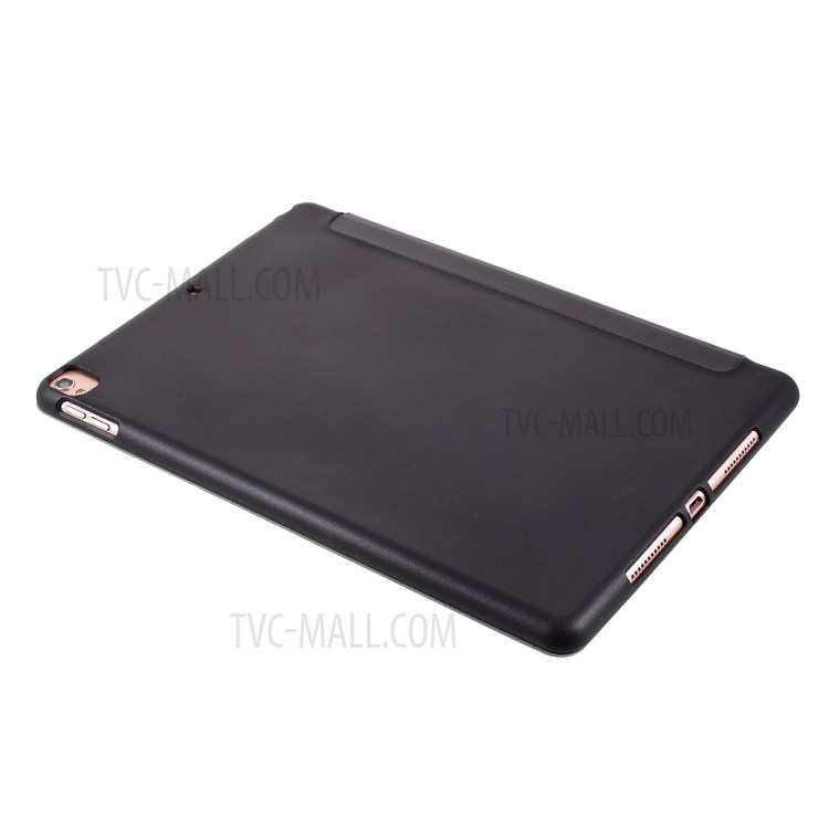 AMORUS Tri-fold Stand Leather TPU Case for iPad 10.2 (2020)/(2019) Cover - Black-5