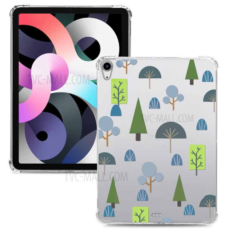 Pattern Pritnting Soft TPU Tablet Case for iPad Air (2020)/Air 4 10.9 Inch - Treelet-1