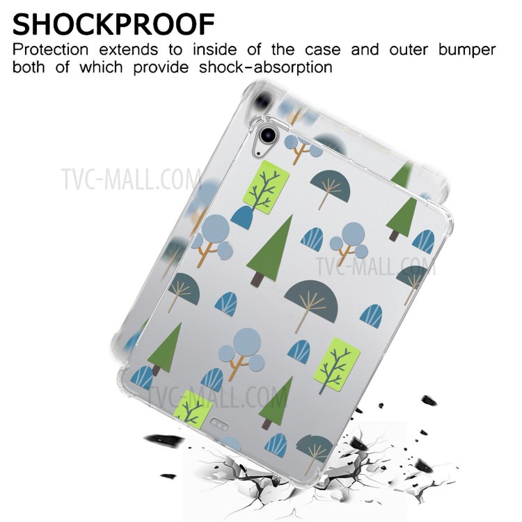 Pattern Pritnting Soft TPU Tablet Case for iPad Air (2020)/Air 4 10.9 Inch - Treelet-3