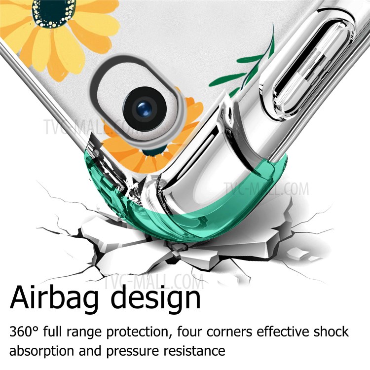 Four Corner Anti-Drop Flexible TPU Tablet Case with Pattern Printing for iPad mini 1/2/3/4/(2019) 7.9 inch - Daisy-3
