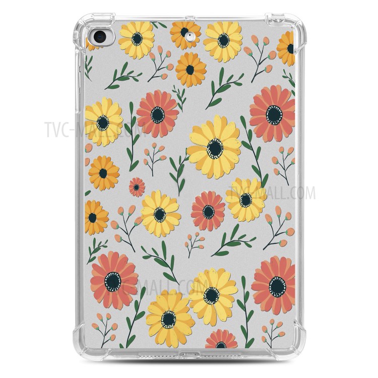 Four Corner Anti-Drop Flexible TPU Tablet Case with Pattern Printing for iPad mini 1/2/3/4/(2019) 7.9 inch - Daisy-5