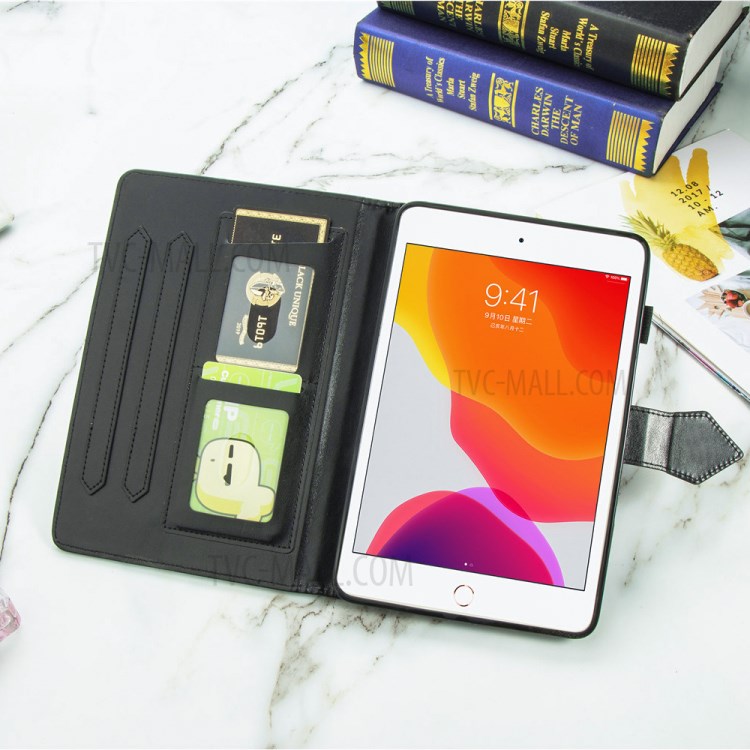 Imprint Mandala Pattern Leather Card Slots Tablet Protective Shell with Stand Design for iPad Mini / iPad Mini 2 / iPad Mini 3 / iPad Mini 4 / iPad Mini (2019) 7.9 inch - Black-14