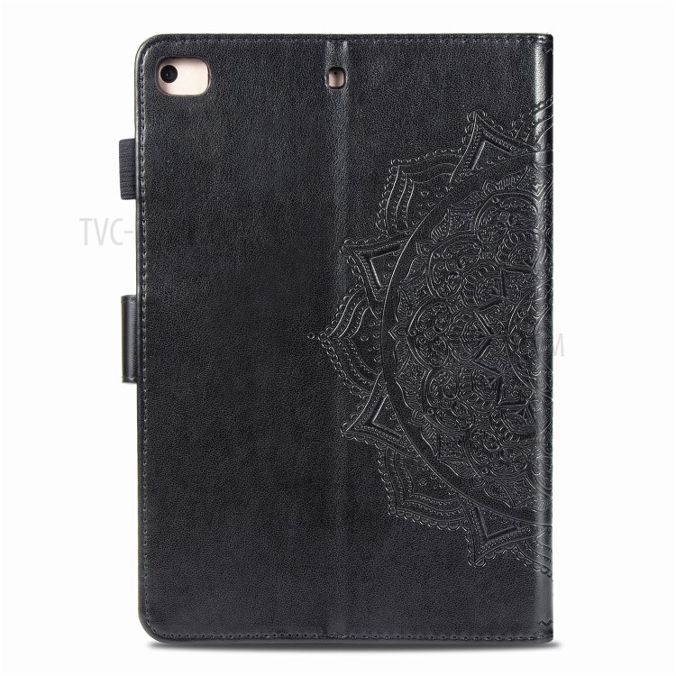 Imprint Mandala Pattern Leather Card Slots Tablet Protective Shell with Stand Design for iPad Mini / iPad Mini 2 / iPad Mini 3 / iPad Mini 4 / iPad Mini (2019) 7.9 inch - Black-3