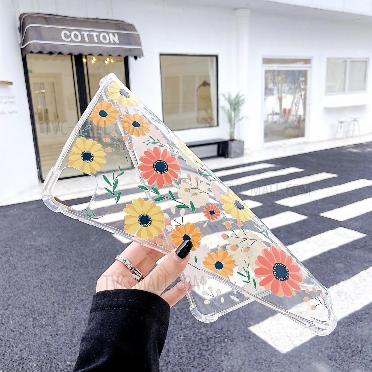 Pattern Printing Flexible TPU Tablet Case with Four Corner Airbag Protection for iPad Pro 11-inch (2018)/(2020) - Daisy-10