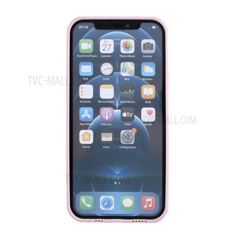 Leder + TPU-Telefon-Schutzhülle Für IPhone 12 Pro - Rosa-3