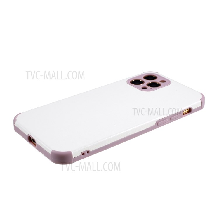 Leder + TPU-Telefon-Schutzhülle Für IPhone 12 Pro - Rosa-4