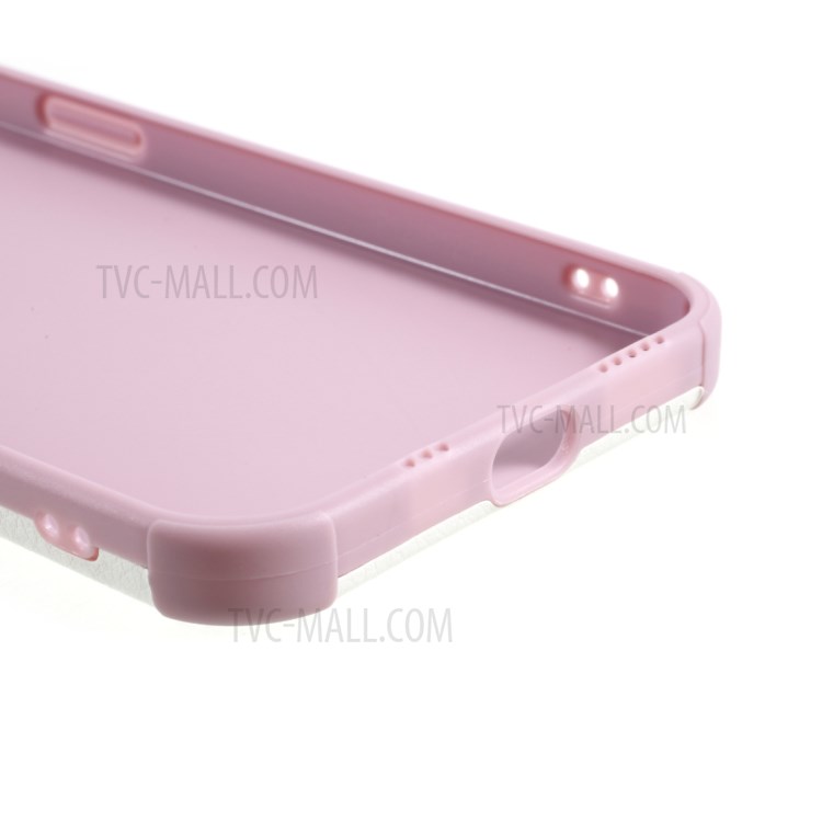 Leder + TPU-Telefon-Schutzhülle Für IPhone 12 Pro - Rosa-8