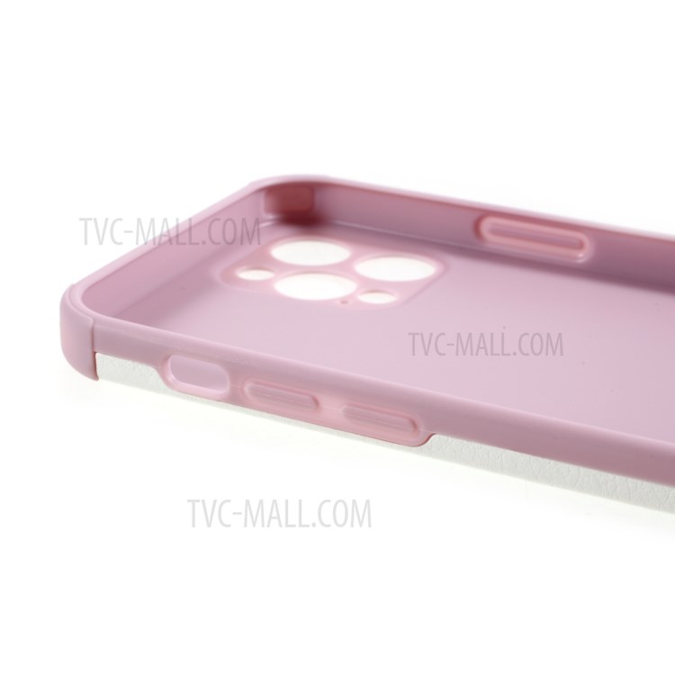 Leder + TPU-Telefon-Schutzhülle Für IPhone 12 Pro - Rosa-9