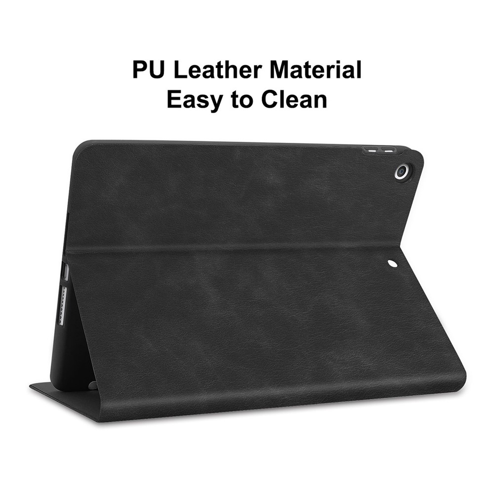 ENKAY ENK-8023 PU + TPU Tablet Cover Case with Stand Pen Slot for iPad 10.2 2020 / 2019 - Black-4