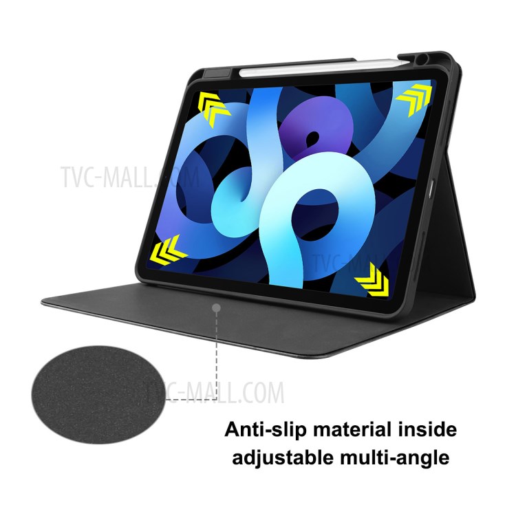 ENKAY ENK-8024 PU + TPU Tablet Case Protective Cover Stand for iPad Air 10.9 2020 / iPad Pro 11 2018 - Black-3