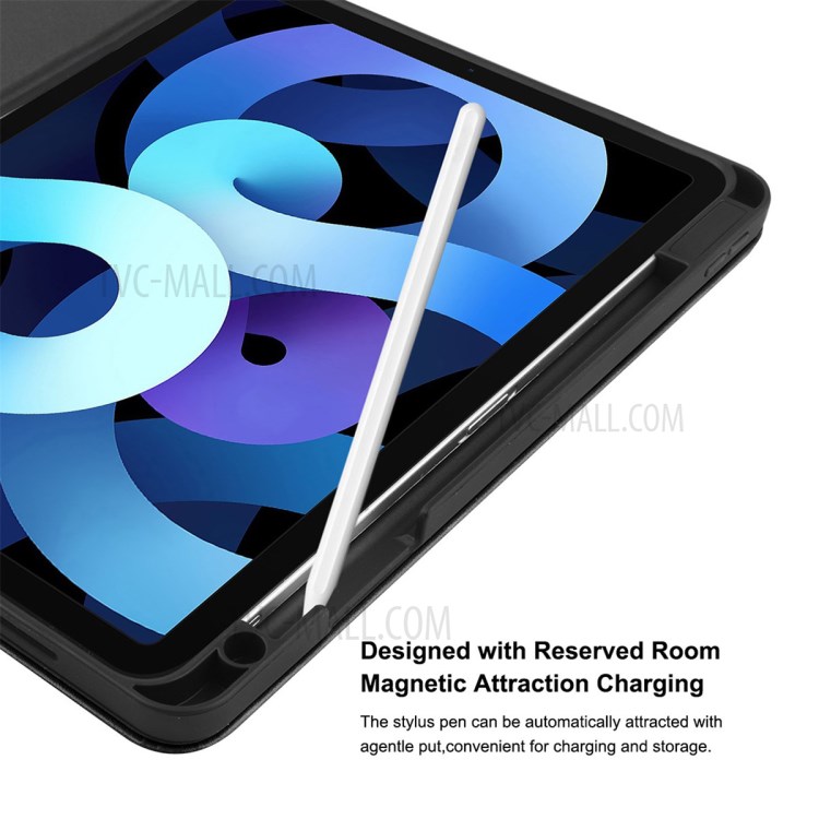 ENKAY ENK-8024 PU + TPU Tablet Case Protective Cover Stand for iPad Air 10.9 2020 / iPad Pro 11 2018 - Black-5