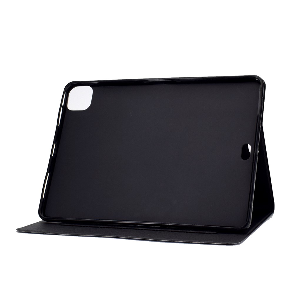 Standdesign Vollschutz Musterdruck Ledertablettenkoffer Für IPad Pro 11-Zoll (2018) / Pro 11-Zoll (2020) / Pro 11-Zoll (2021) / IPad Luft (2020) - Löwe-9