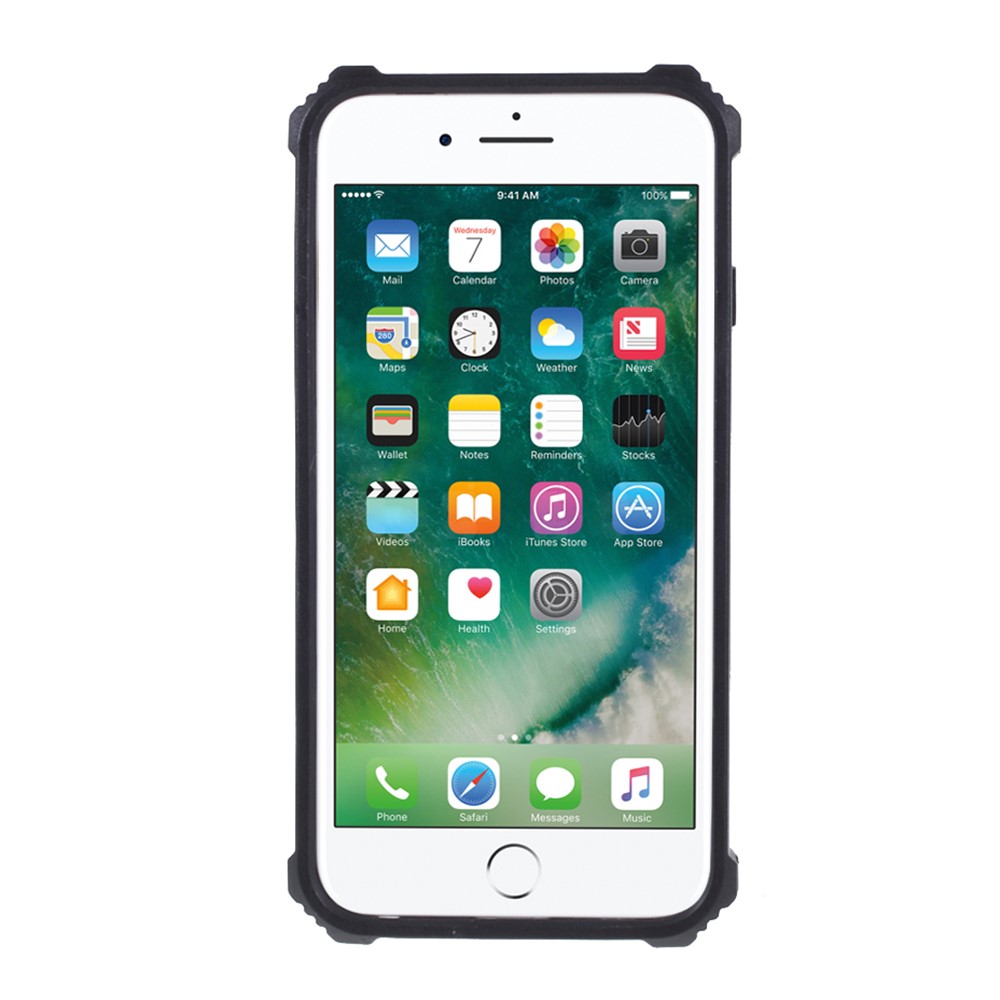 Detachable Camouflage Pattern Protector Kickstand Case Cover for iPhone 7/8 4.7 inch/SE (2nd Generation) - Navy Blue-3