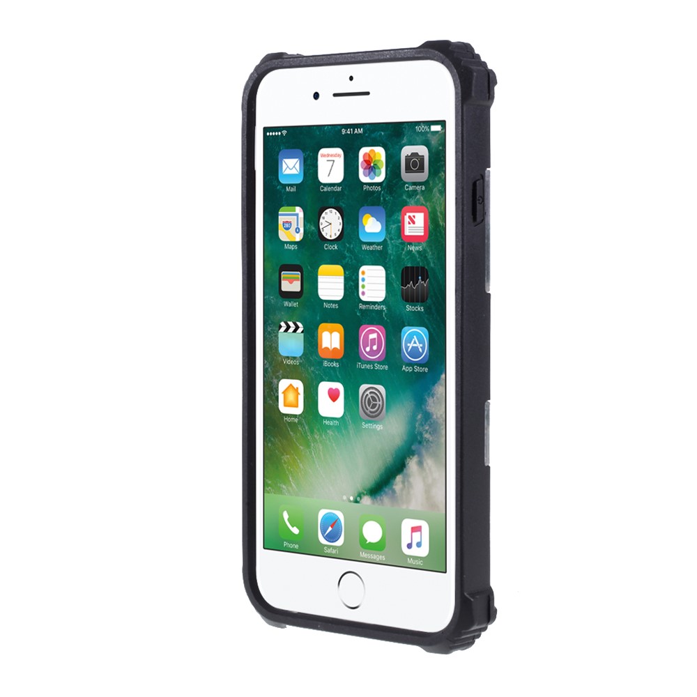 Detachable Camouflage Pattern Protector Kickstand Case Cover for iPhone 7/8 4.7 inch/SE (2nd Generation) - Navy Blue-4