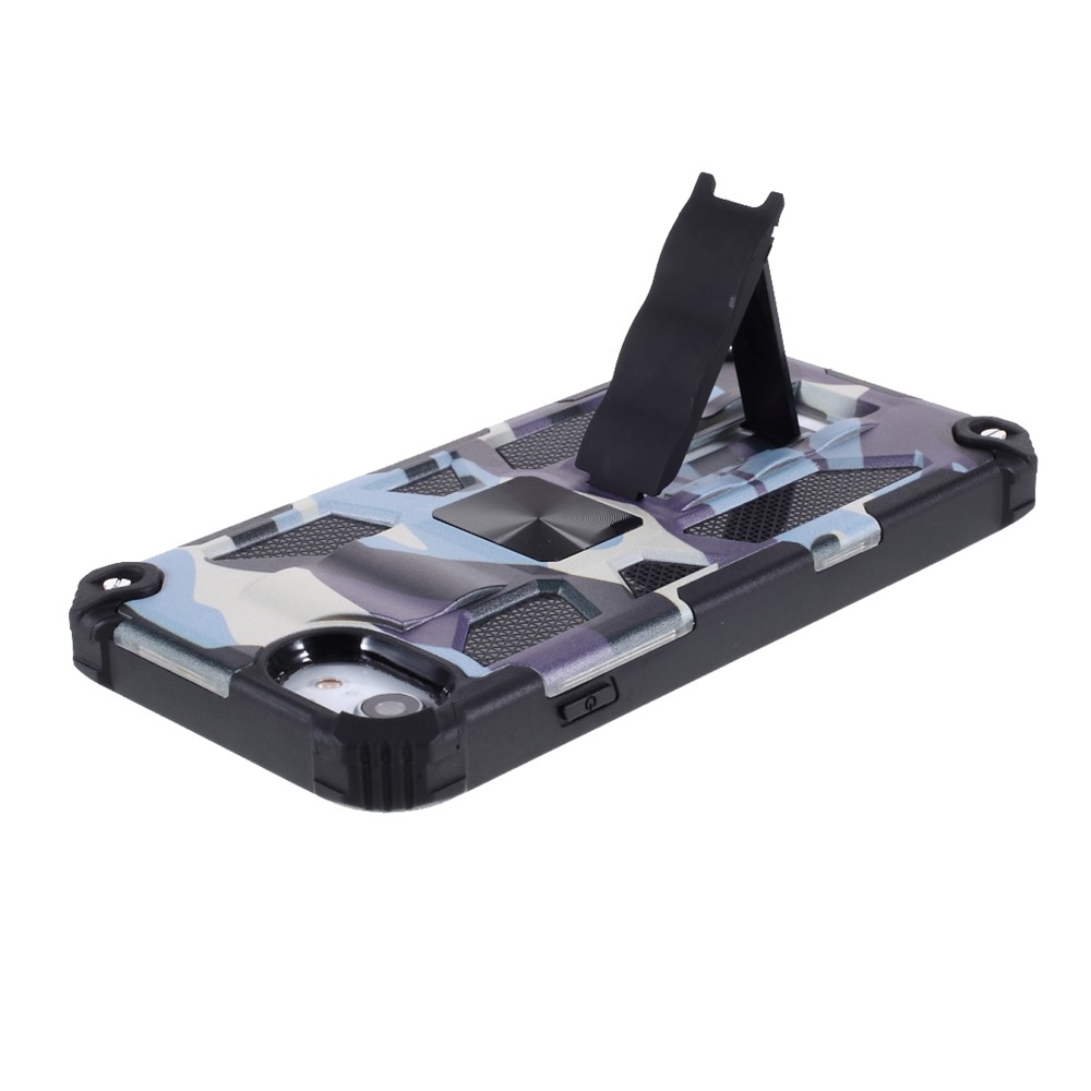 Detachable Camouflage Pattern Protector Kickstand Case Cover for iPhone 7/8 4.7 inch/SE (2nd Generation) - Navy Blue-8