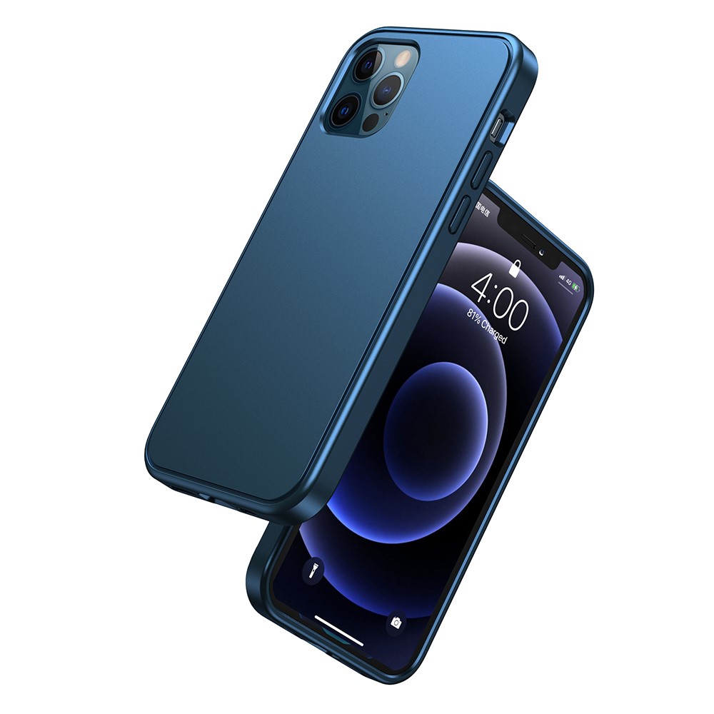 Quality TPU + PC Hybrid Case for iPhone 12 Pro / iPhone 12 - Blue-2