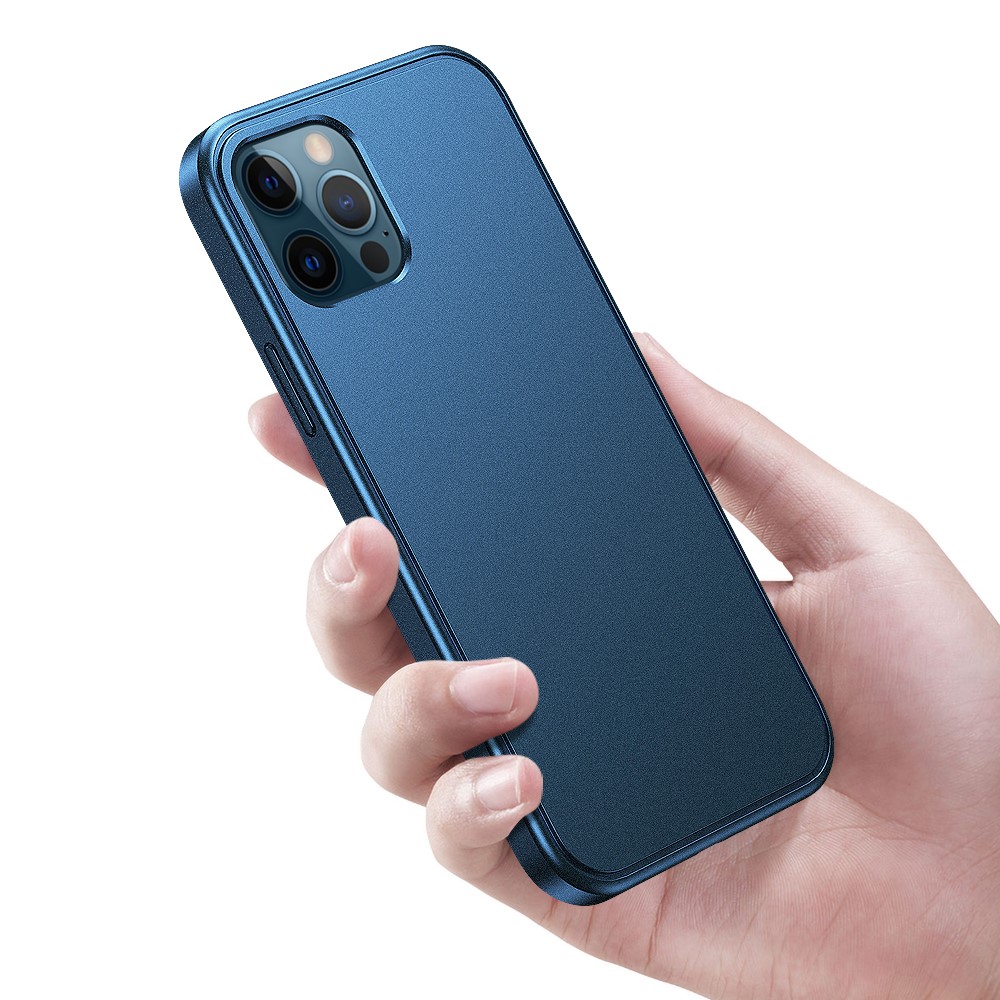 Quality TPU + PC Hybrid Case for iPhone 12 Pro / iPhone 12 - Blue-5