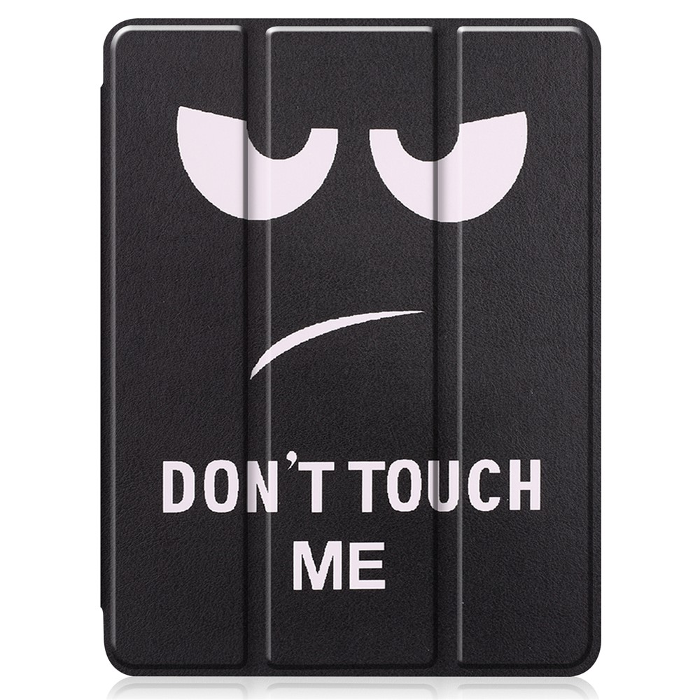 Tri-fold Stand PU Leather Tablet Cover Smart Case with Pen Slot for Apple iPad Pro 11-inch (2021) - Grimace-7