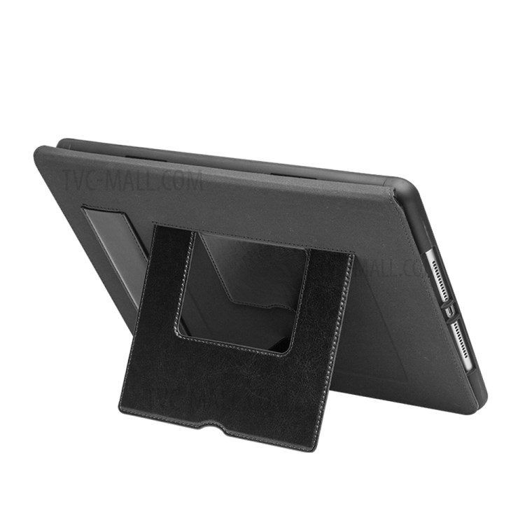 QIALINO Classic Top Layer Leather Tablet Protective Case for iPad 10.2 (2020)/(2019)/Pro 10.5-inch (2017)/Air 10.5 inch (2019) - Black-4