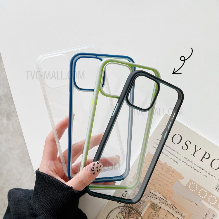 Refreshing Series Contrast Color TPU + PC Phone Back Cover Case for iPhone 11 Pro 5.8 inch - Black-5