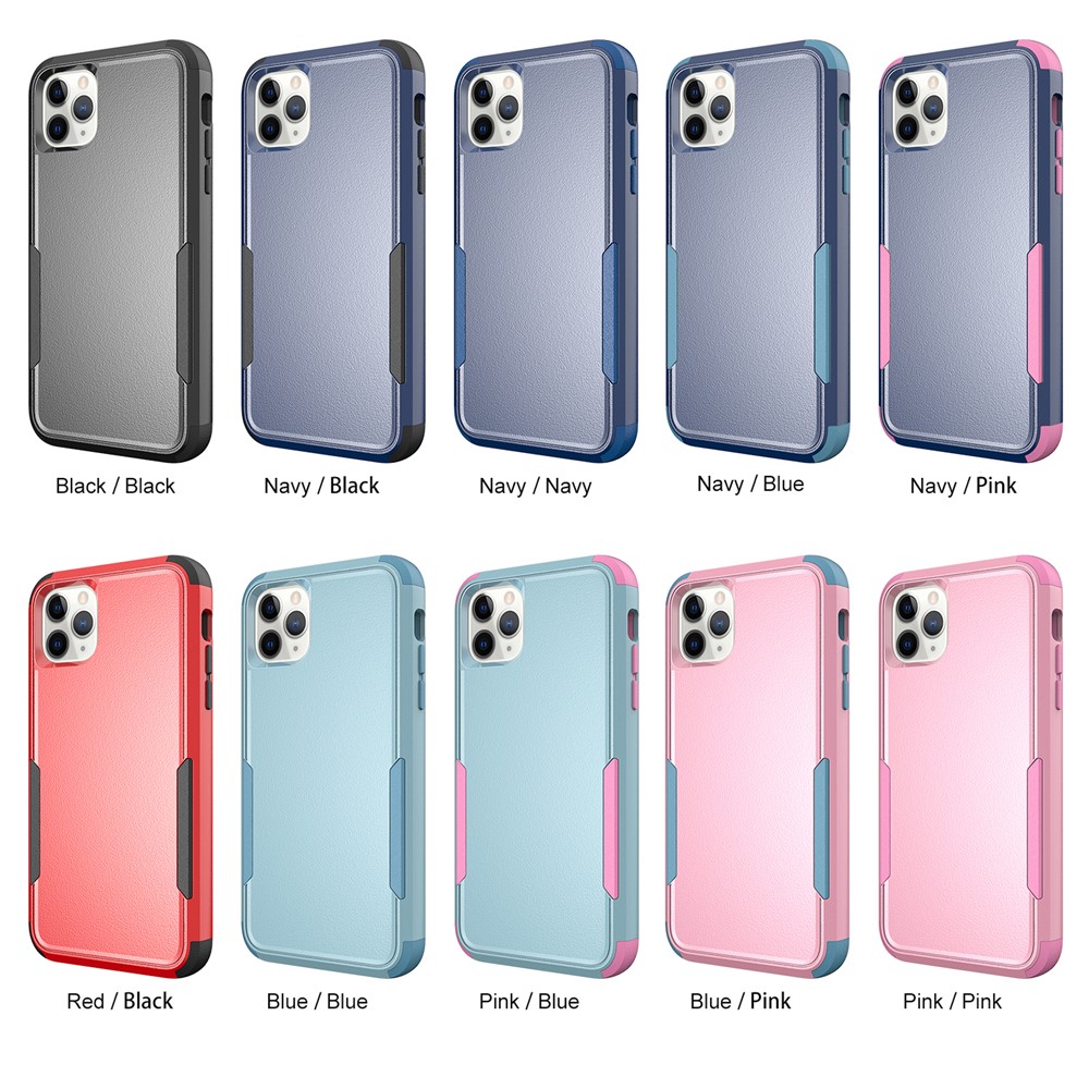 Anti-Drop Full Protection TPU + PC Hybrid Phone Case for iPhone 11 Pro Max 6.5 inch - Black/Black-8