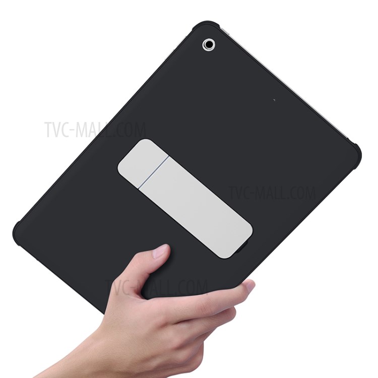 Magnetic Installation Metal Frame + Tempered Glass + PU Leather Protective Case for iPad Air 10.5 inch (2019) - Black-3
