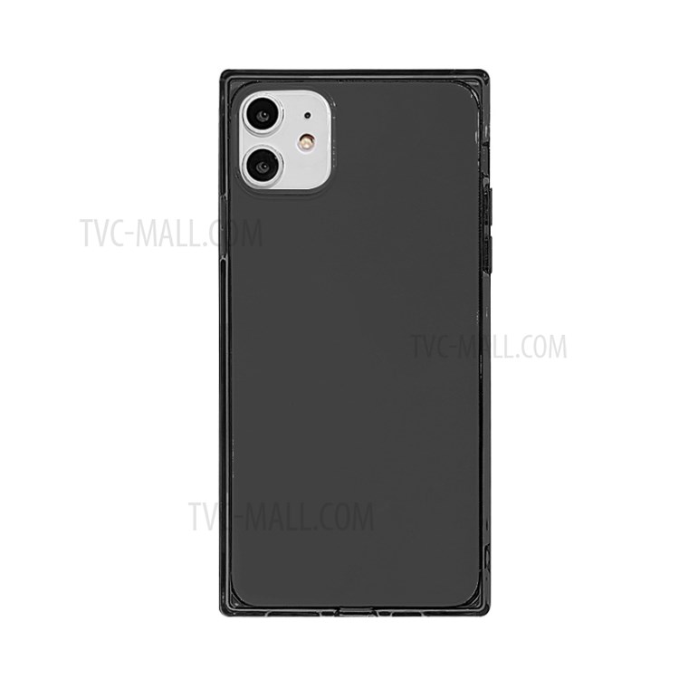 NXE Fluorescence Series Flexible Plain TPU Phone Case for iPhone 11 6.1 inch - Black-1