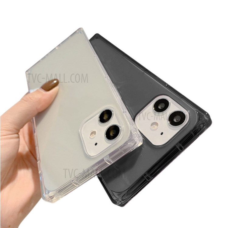 NXE Fluorescence Series Flexible Plain TPU Phone Case for iPhone 11 6.1 inch - Black-4