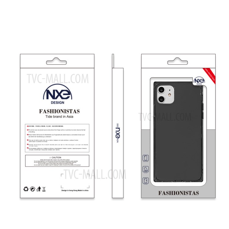 NXE Fluorescence Series Flexible Plain TPU Phone Case for iPhone 11 6.1 inch - Black-5