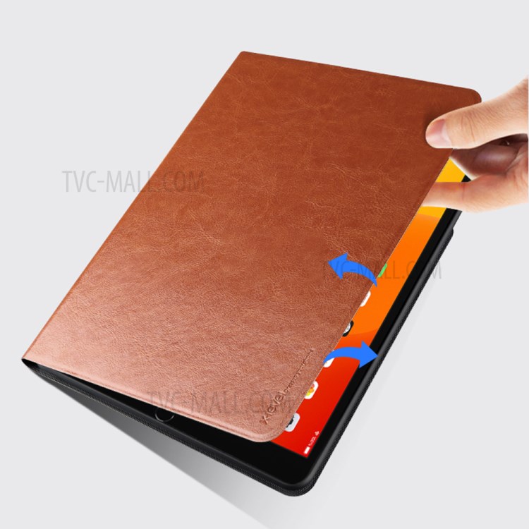 X-LEVEL Super Slim Leather Tablet Protective Case Cover Shell for iPad min i1/mini 2/min i3 - Brown-3